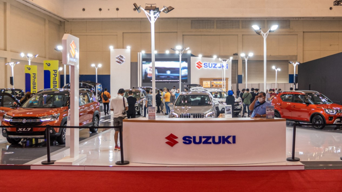 Booth Suzuki di GIIAS 2021.