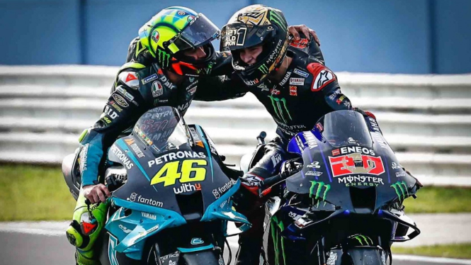 Valentino Rossi dan Fabio Quartararo