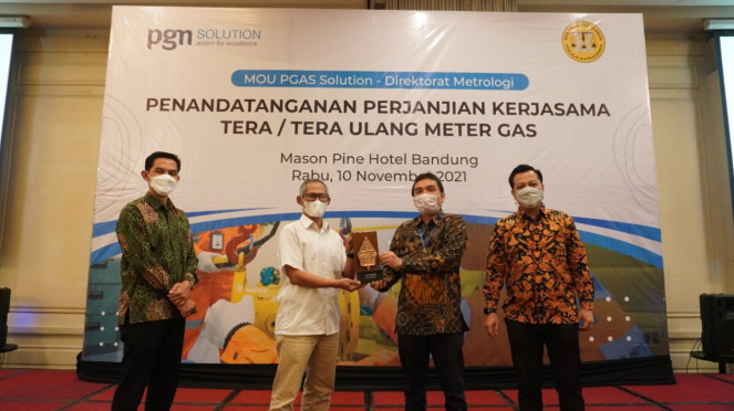 Kerja sama tera dan tera ulang meter gas