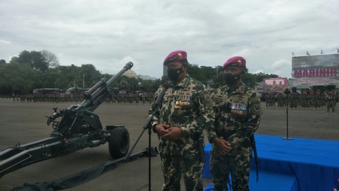 VIVA Militer: Laksamana TNI Yudo Margono (kanan) dan Mayjen TNI (Mar) Suhartono