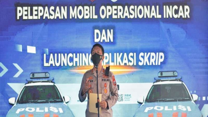 Kapolda Jatim Irjen Pol Nico Afinta meluncurkan mobil INCAR dan SKRIP