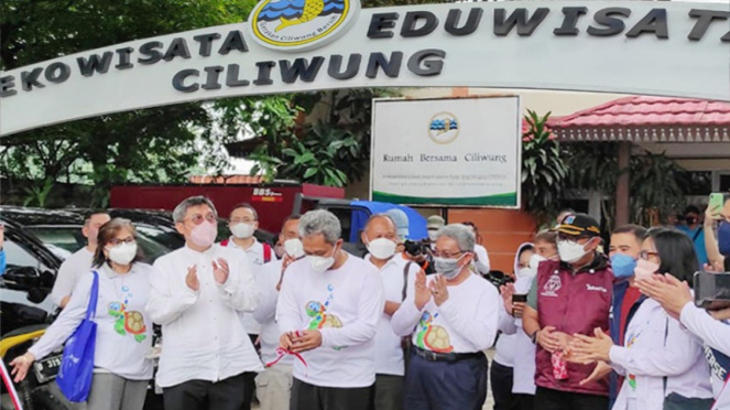 Peluncuran Ekowisata dan Eduwisata Sungai Ciliwung.