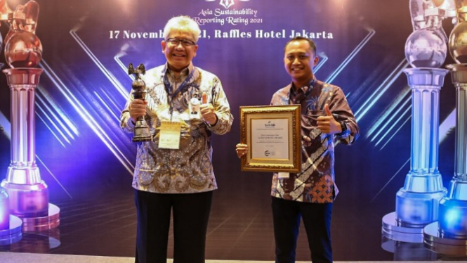 Bank BJB raih penghargaan dalam ajang Asia Sustainability Reporting Rating 2021