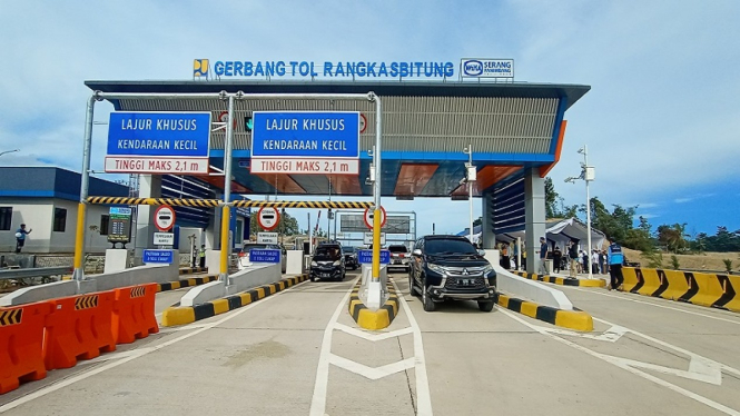 Tol Serang-Panimbang (Serpan), yang baru diresmikan Presiden Jokowi