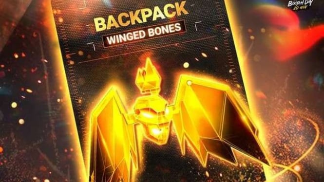Backpack Winged Bones Free Fire