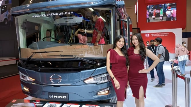 Booth Hino di GIIAS 2021.