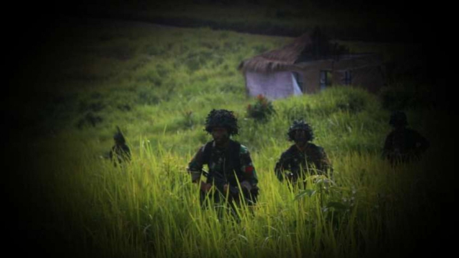 VIVA Militer: Prajurit Kostrad TNI.