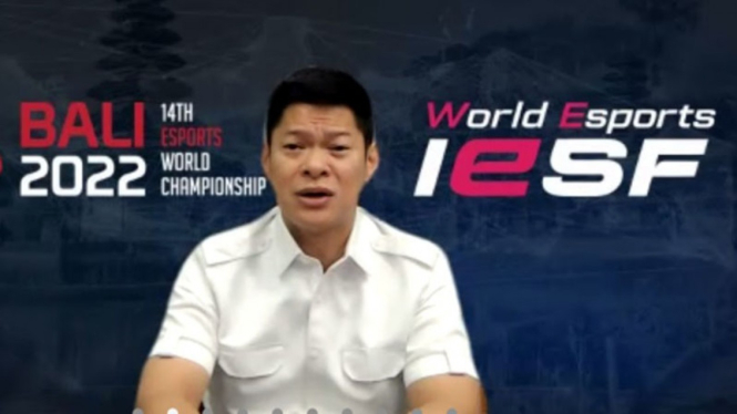 Ketum NOC Indonesia, di konferensi pers IESF World Esports Championship 2022