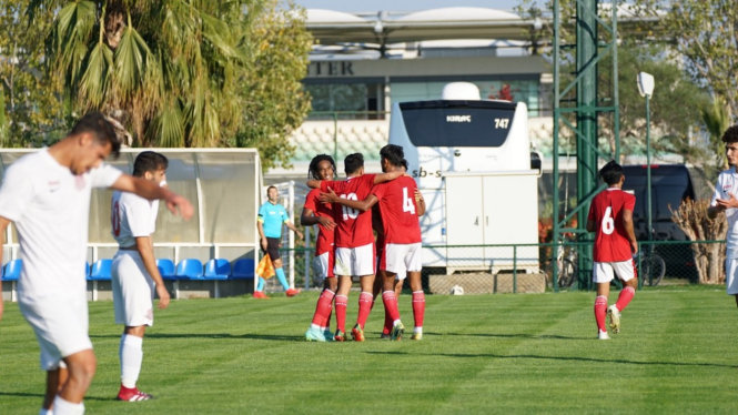 Timnas Indonesia U-18 hajar tim turki