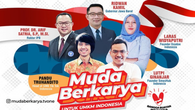 tvOne Gelar Webinar Muda Berkarya untuk UMKM Indonesia