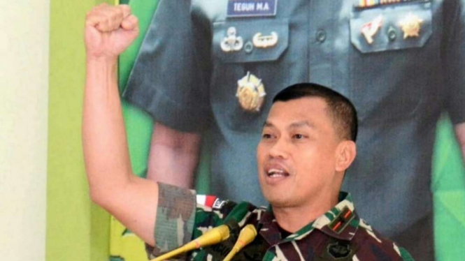 VIVA Militer: Mayjen TNI Teguh Muji Angkasa ketika menjabat Danrem 161/WS