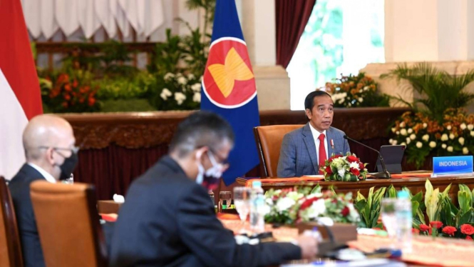 Presiden Jokowi Dalam Konferensi Khusus 30 Tahun Hubungan ASEAN-RRT