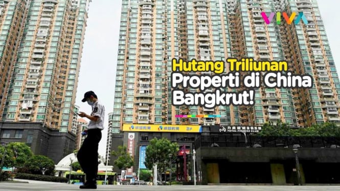 Raksasa properti China bangkrut terlilit hutang triliunan