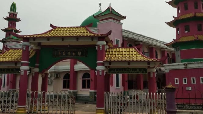 Masjid Cheng Hoo di Palembang, Sumatera Selatan.