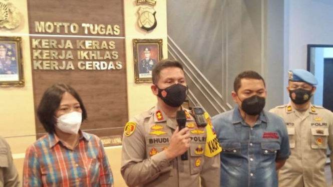 Kapolresta Malang Kota, Ajun Komisaris Besar Polisi Budi Hermanto memberikan ket