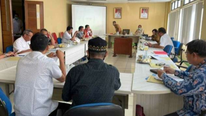 Rapat pleno penetapan UMK 2022 Kabupaten Tangerang.