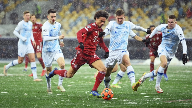 Pertandingan Dynamo Kiev vs Bayern Munich