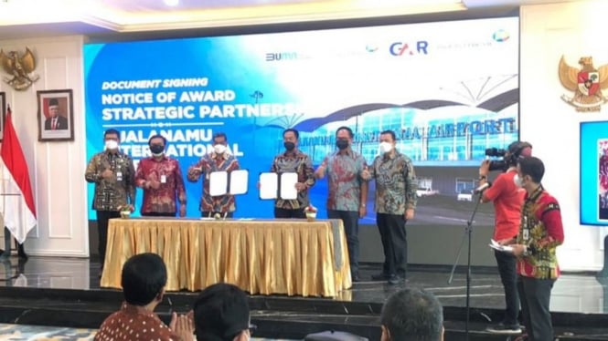 Kemitraan strategis AP II dan GMR Airports Consortium untuk pengembangan Bandara Kualanamu.