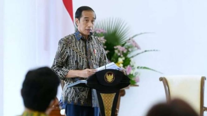 Presiden Joko Widodo di Istana Bogor.