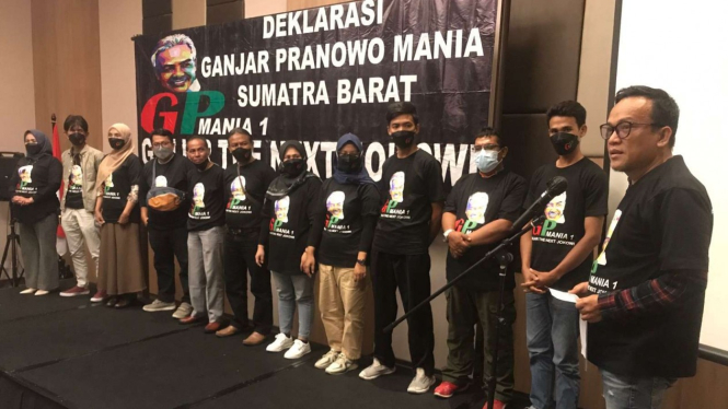 Deklarasi Ganjar Pranowo Mania (GP Mania) di Sumatera Barat
