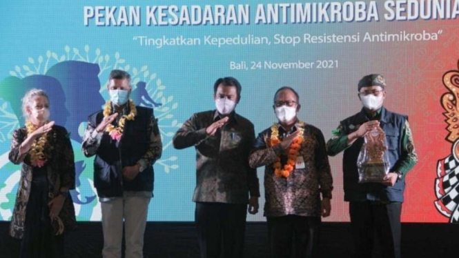 Pekan Kesadaran Antimikroba Sedunia di Bali, Rabu, 24 November 2021.