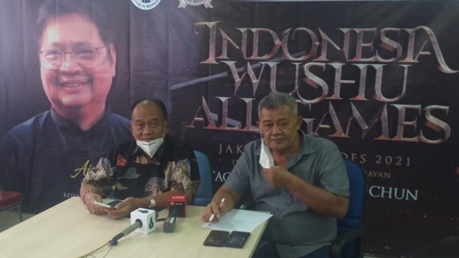 Konferensi pers Indonesia Wushu All Games 2021