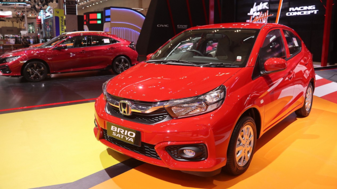 Honda Brio Satya di GIIAS 2021.