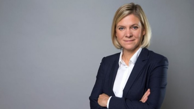 Perdana menteri Swedia, Magdalena Andersson.