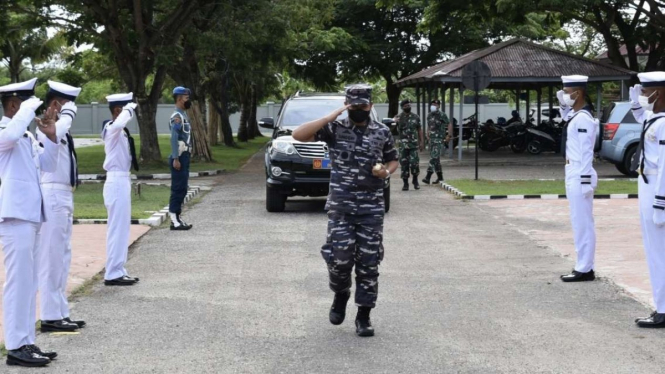 VIVA Militer: Danguskamla Koarmada III tiba di Mako Lantamal XI Merauke