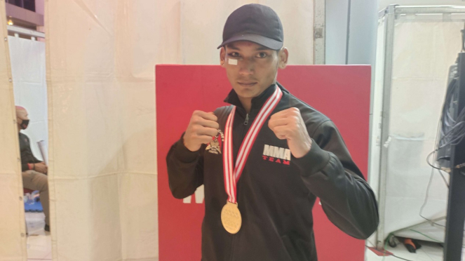 Petarung kelas flyweight, Bagus Kurniawan di One Pride Mixed Martial Arts