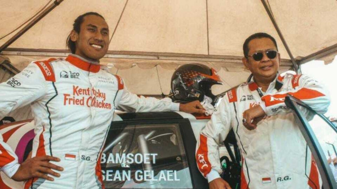 Sean Gelael dan Bambang Soesatyo