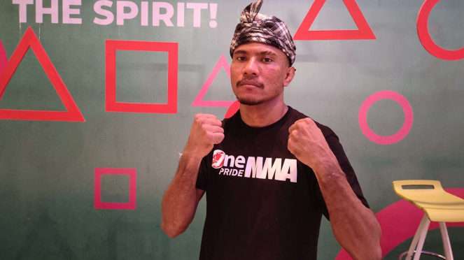 Andryawan Darmita usai kalahkan Darmawansyah Razak di Fight Night 53 One Pride