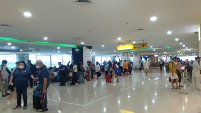 Bandara I Gusti Ngurah Rai Bali Terminal Keberangkatan saat pandemi 2021