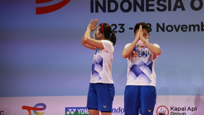Greysia Polii/Apriyani Rahayu di Indonesia Open 2021