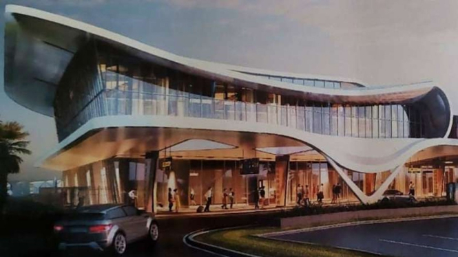 Desain terminal baru Bandara Komodo.