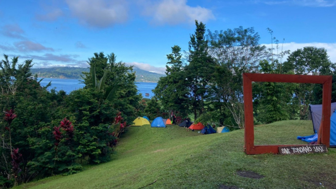 Area camping di Ketama Adventure Park, Minahasa, Sulut