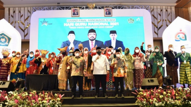 Kemenag Apresiasi Pemenang Anugerah Konstitusi Guru PPKn Berprestasi Tahun 2021.