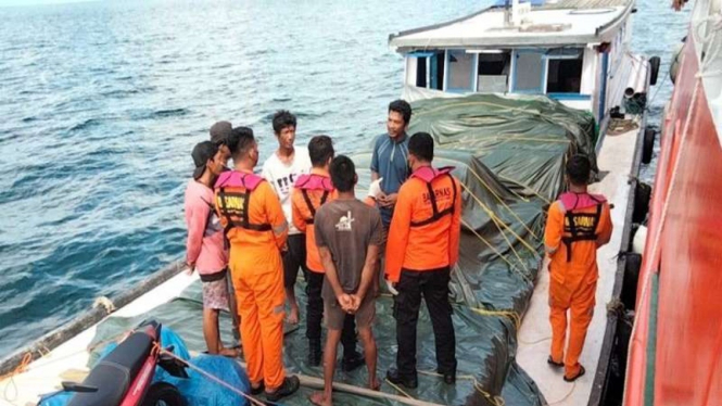 Kapal Motor (KM) Subur Indah yang hilang kontak di perairan Kaltara ditemukan
