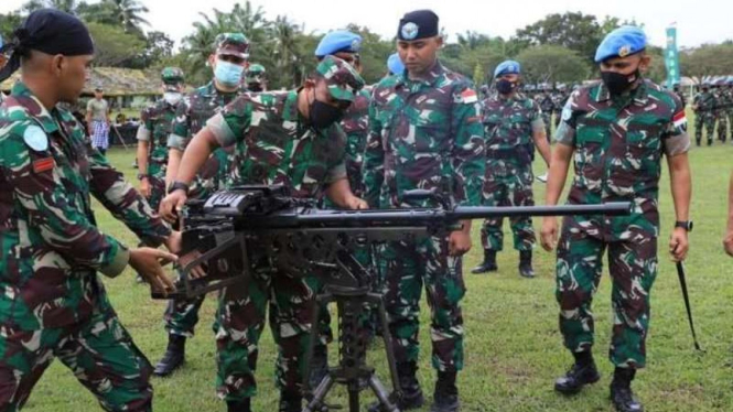 VIVA Militer: Satgas BGC TNI Konga XXXIX-D/Monusco Kongo Yonif Mekanis 121/MK