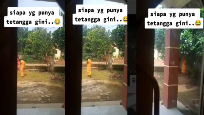 Viral Pemilik Rumah Rekam Tetangga Curi Buah Nangka