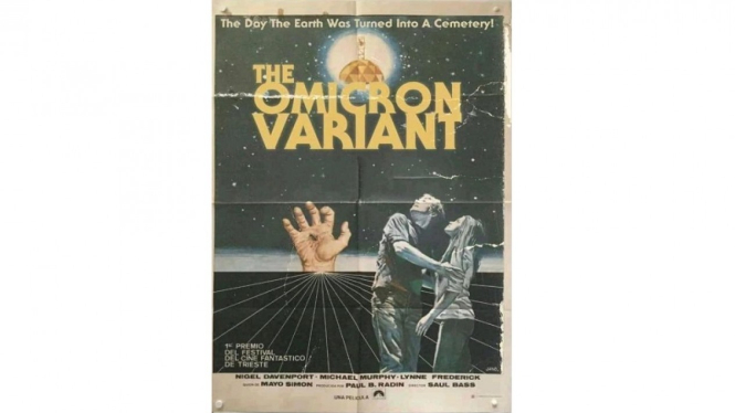 Beredar poster Film The Omicron Variant tahun 1963