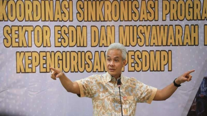 Gubernur Jawa Tengah Ganjar Pranowo 