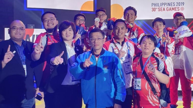 Ibnu Riza saat SEA Games 2019 Filipina