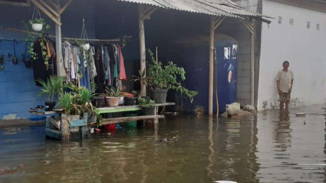 Banjir Rob di Tangerang.