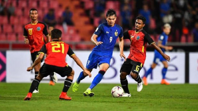 Duel Timnas Thailand Vs Timor Leste