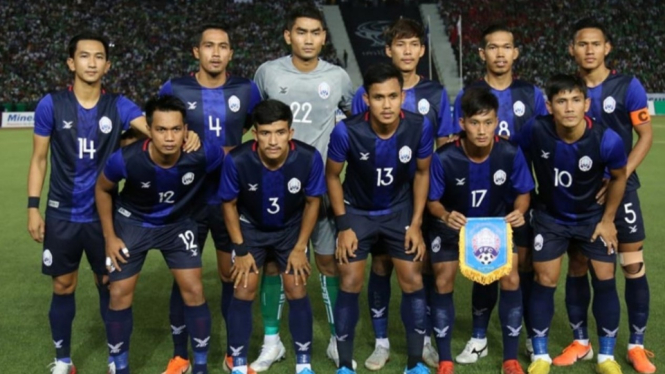 Skuad Timnas Kamboja. 