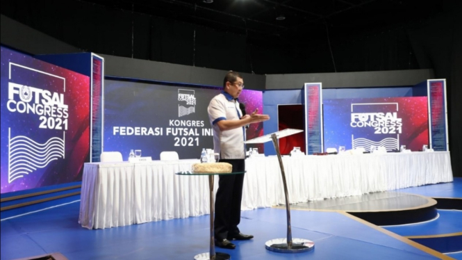 Ketua Umum Federasi Futsal Indonesia (FFI), Hary Tanoesoedibjo. 