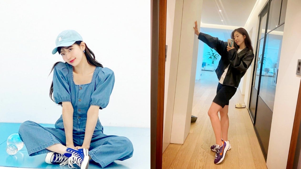 Foto Feminim Trendi Intip Gaya Kece Artis Korea Pakai Sneakers