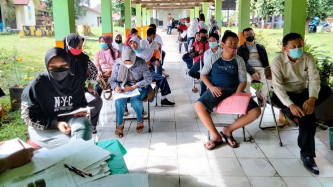 BIN Vaksinasi Pelajar Berkebutuhan Khusus di Palembang Sumatera Selatan