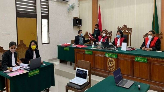 Pengadilan Negeri Denpasar, Bali menggelar kasus pemalsuan surat kematian